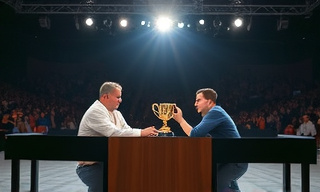Bordspel kampioenschap podium