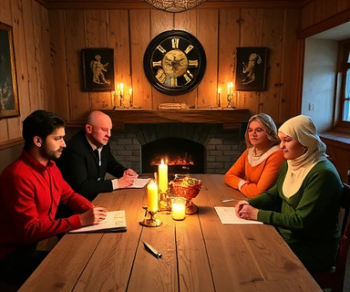 Thematische speelavond met middeleeuwse decoratie